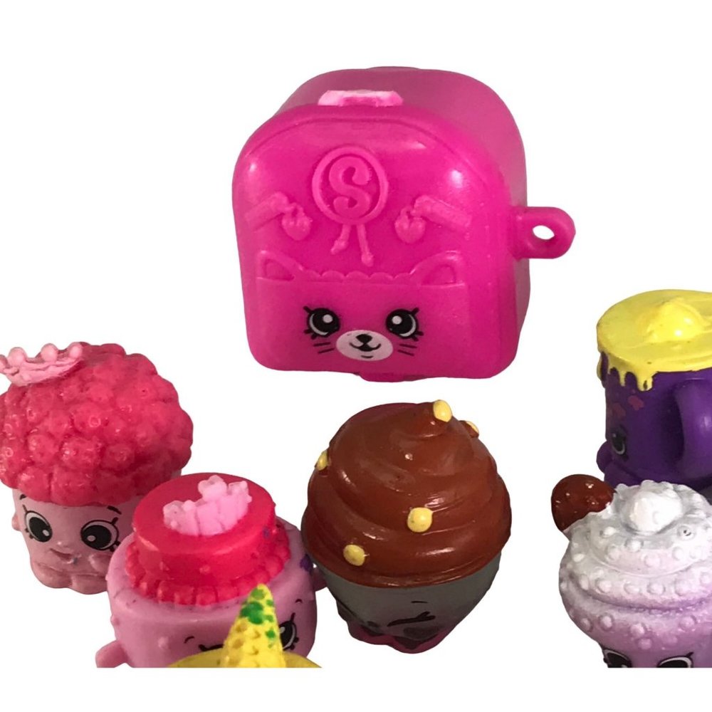 Lot of 37  Shopkins 22 Pencil Toppers 15 Non Pencil Toppers Backpack Rhonda Ring - Picture 9 of 12